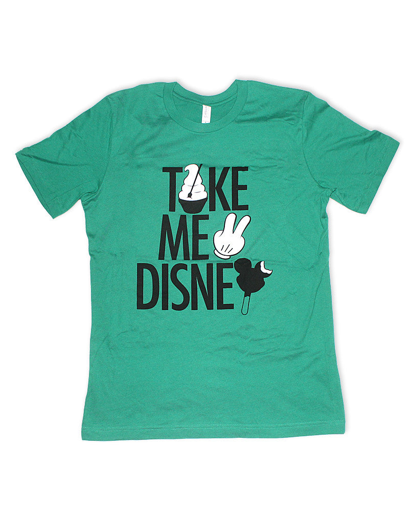 Take Me 2, Crew Neck Tee, Green