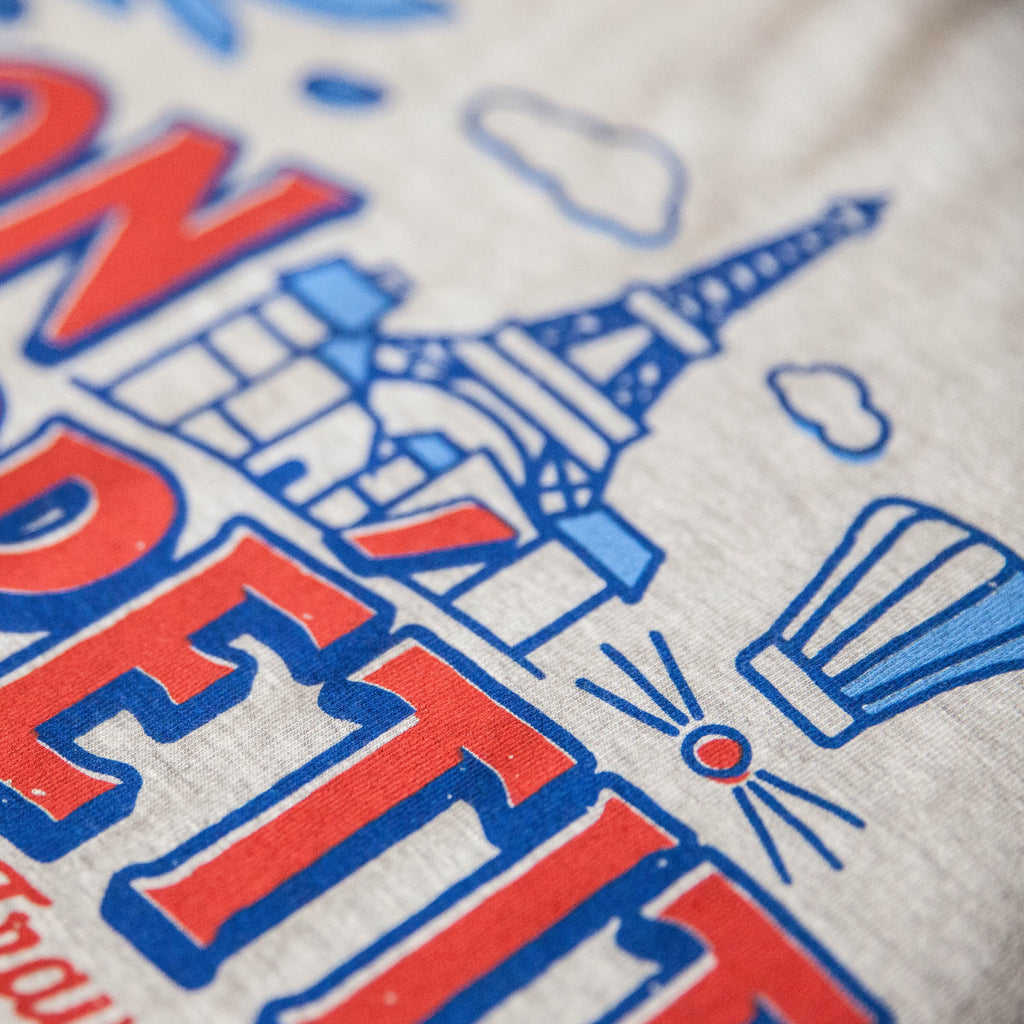 SALE, Bon Appétit, Crew Neck, Heather Grey