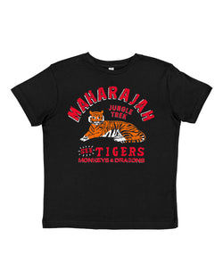 Maharajah Jungle Trek, KIDS Crew Neck Tee, Pitch Black