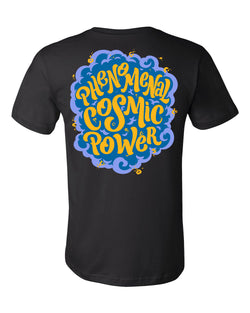 Cosmic Power, Crew Neck, Black, Ready to Ship