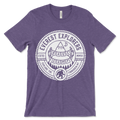Everest, Crew Neck Tee, Heather Purple