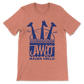 Jambo, Crew Neck Tee, Orange