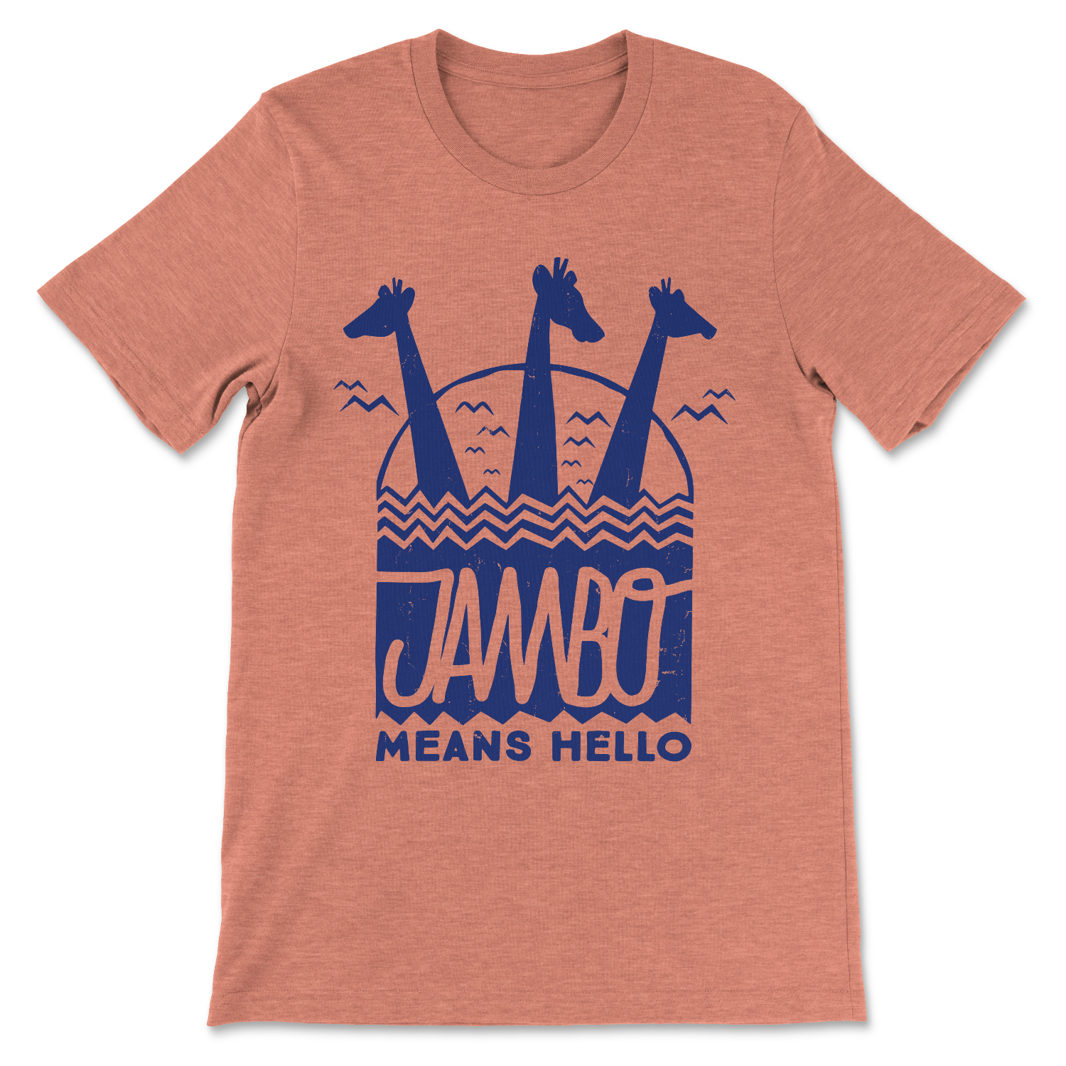Jambo, Crew Neck Tee, Orange