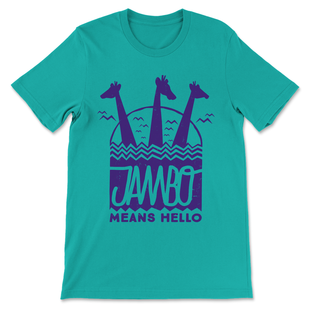 Jambo, Crew Neck Tee, Sea Green