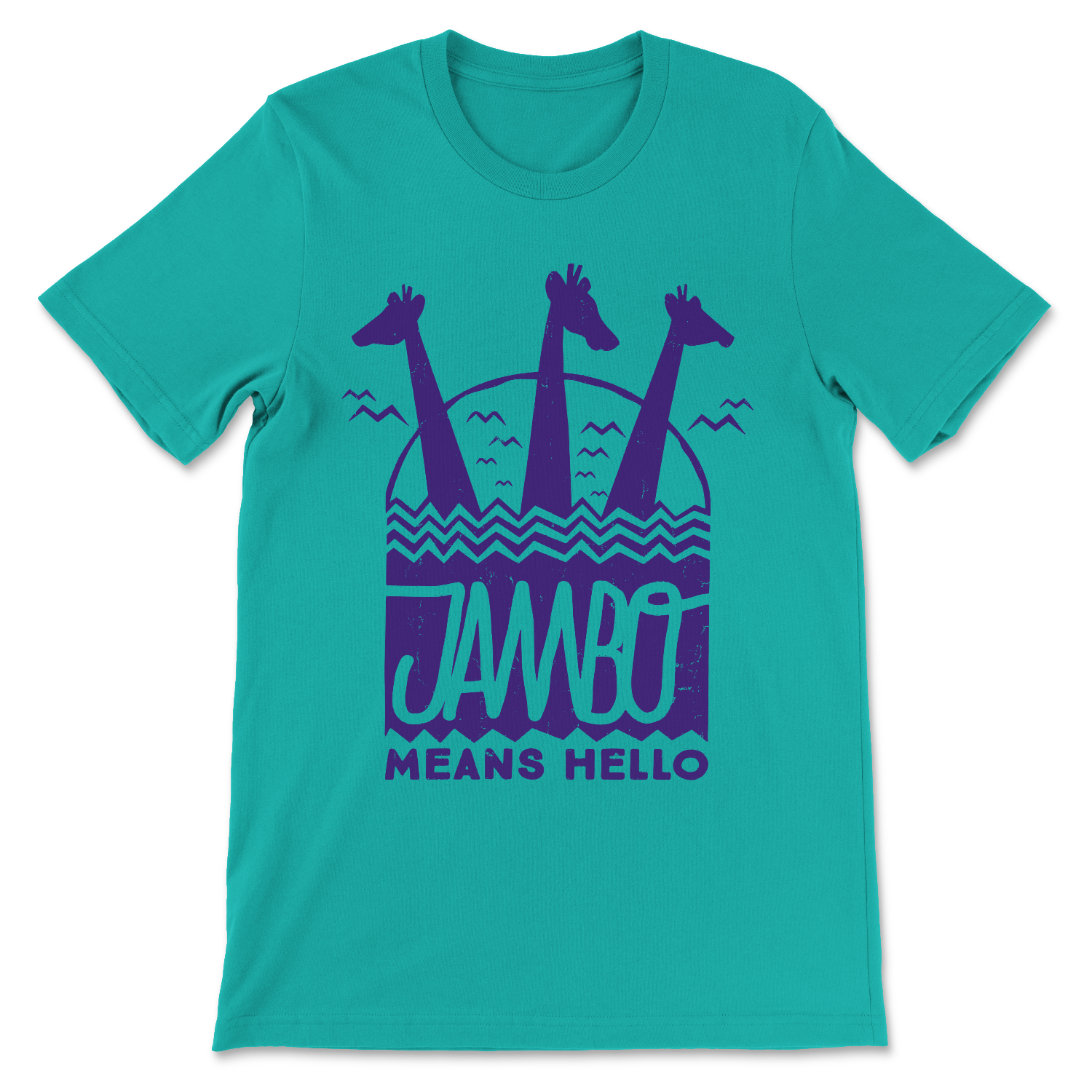 Jambo, Crew Neck Tee, Sea Green