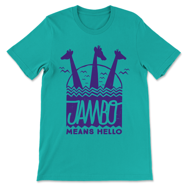 Jambo, Crew Neck Tee, Sea Green