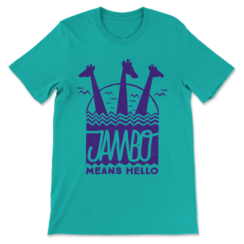 Jambo, Crew Neck Tee, Sea Green