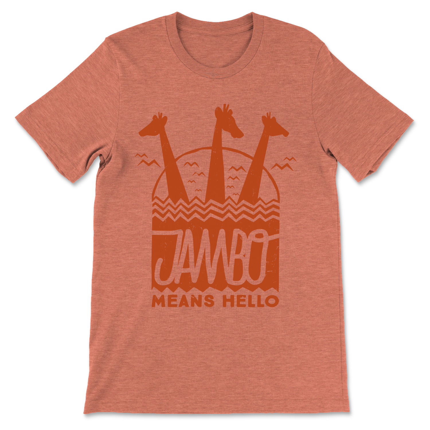 Jambo, Crew Neck Tee, Sunset