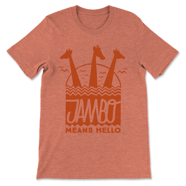 Jambo, Crew Neck Tee, Sunset