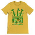 Jambo, Crew Neck Tee, Yellow Triblend
