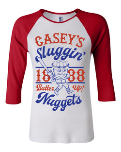 Casey's Sluggin Nuggets, 3/4 Sleeve Raglan