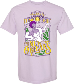 Tiana New Orleans, Crew Neck Tee, Wild Orchid