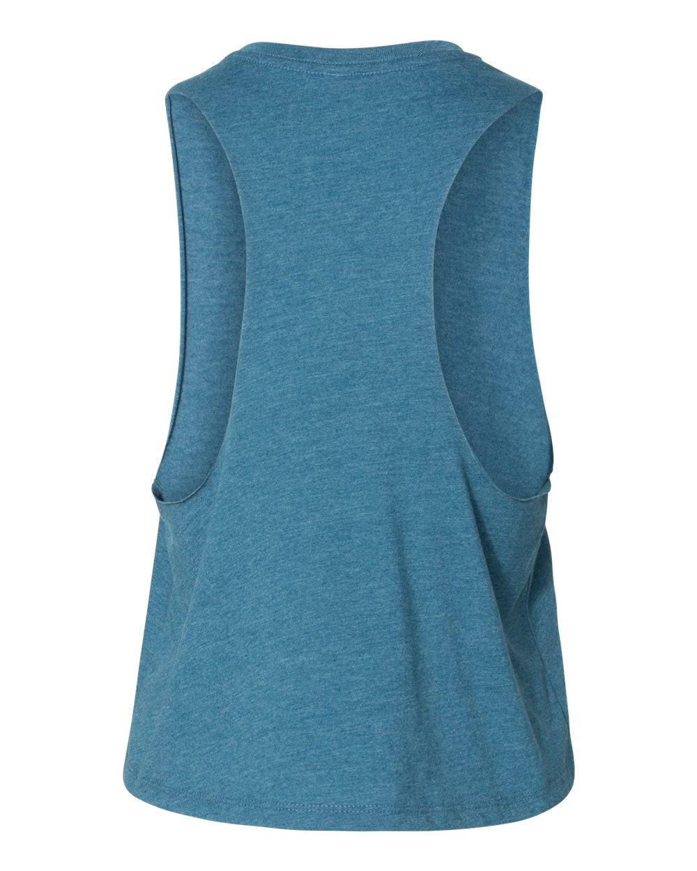Bon Appétit, Racerback Cropped Tank, Deep Teal