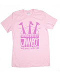 Jambo, Crew Neck Tee, Pink