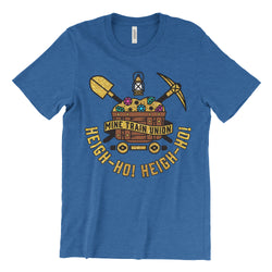 Mine Train Union, Kids, Crew Neck Tee, Sapphire