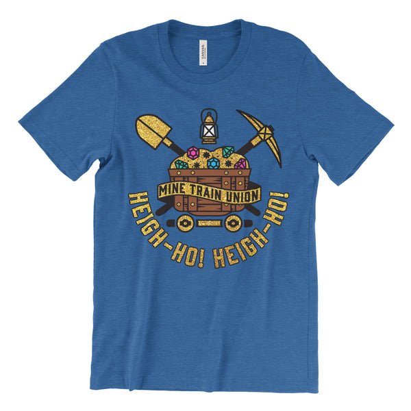 Mine Train Union, Kids, Crew Neck Tee, Sapphire