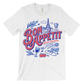 SALE, Bon Appétit, Crew Neck, White