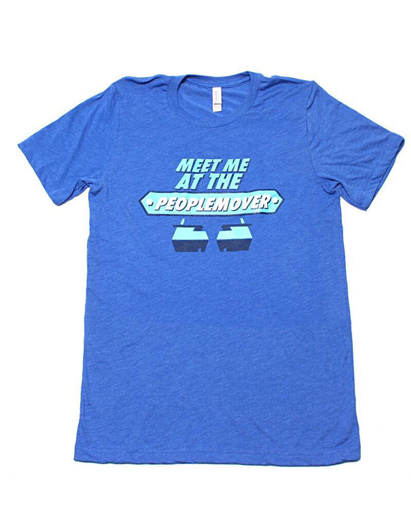 People Mover, Crew Neck Tee, Future Blue