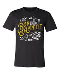 SALE, Bon Appétit, Crew Neck, Black