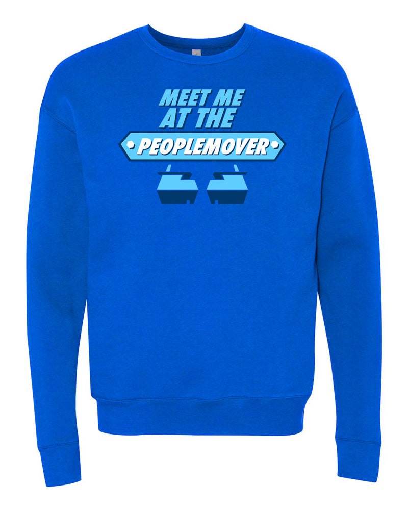 People Mover, Crewneck Fleece Sweatshirt, Future Blue