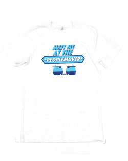 People Mover, Crew Neck Tee, White