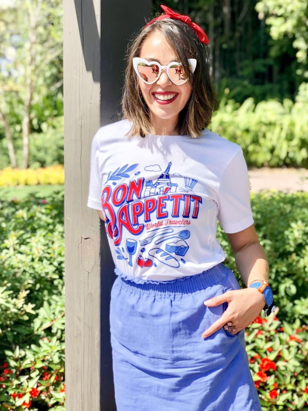 SALE, Bon Appétit, Crew Neck, White