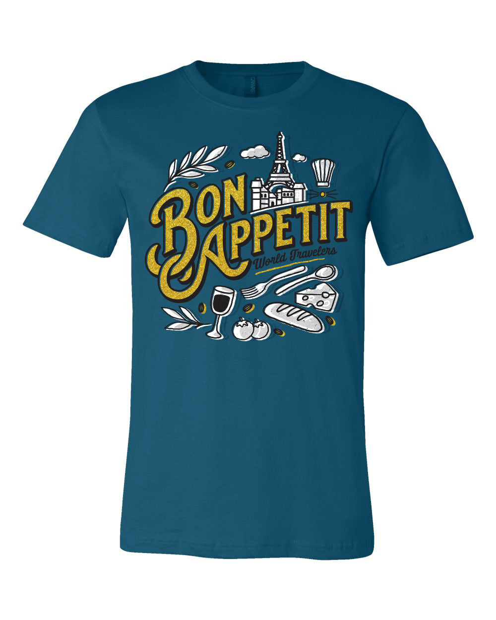 Bon Appétit, Crew Neck, Deep Teal
